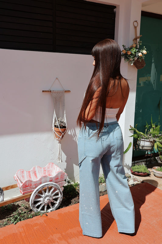 Baggy Jean Rhinestone